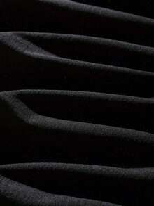 Camiseta con estampado de texto de pesca ,Camiseta informal de algodón de verano para mujer, de manga corta y cuello redondo, 220 g/m² (1 pieza) - Negro - Ver 8