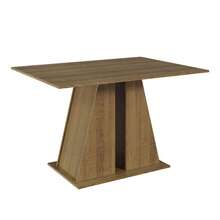 Mesa De Comedor Rectangular Madesa 5383 Color Marrón - Marrón - Ver 1