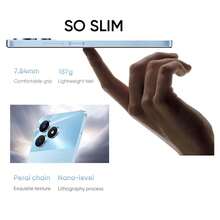 Realme Note 60 解锁手机 3GB+64GB/4GB+128GB/6GB+128GB 全球版，4G LTE，Andriod 14 智能手机，6.74 英寸高清 90Hz 显示屏，5000mAh 电池，3200 万像素摄像头，7.79mm 超薄手机，无适配器