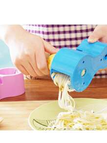 1pc/ Creative Spiral Twin-Head Grater With Knife Sharpener Kitchen Gadgets