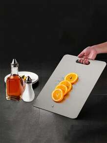 3pcs/1pc Titanium Cutting Board,Titanium Cutting Boards For Kitchen,304 Stainless Steel Cutting Board For Meat Fruit & Vegetable