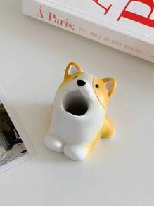 1pc Creative Cartoon Animal Toothbrush Holder, Adorable Storage Rack, Multiple Colors Back To School
