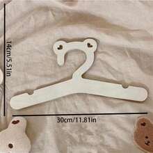 INS Wooden Children Clothes Hanger, Rabbit & Bear Design Creative Home Decor Cartoon Cute Animal Decorative Rack - Multicolor - View 17