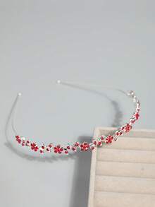 1pc Minimalist Crystal Crown Teen/Tween Hairband - Multicolor - View 9