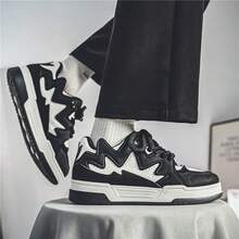 Women's Board Shoes New Fashion Small White Shoes Women's Shoes All Match Low-Top Casual Shoes - 黑色 - 查看 3