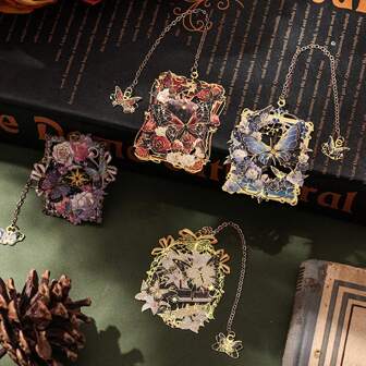 蝴蝶镂空金属书签，学校毕业礼物，学校用品，返校礼物