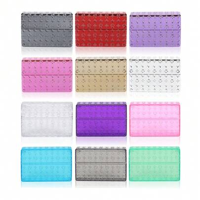 [Heat-Not-Burn]Hot Colorful Fashion Case For IQOS Cigarette Pack, For IQOS Iluma/LIL Anti-Fall And Moisture-Proof Cigarette Case Accessories,Top-Grade Electroplating/PC Optional,Suitable For Giving Friends Birthday Gifts.