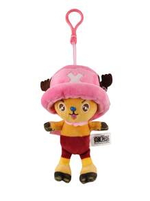 ONE PIECE 12 estilos de muñecos de peluche genuinos de ONE PIECE Monkey D Zoro, Chopper, Ace - Juguetes de peluche del Rey Pirata, lindos llaveros con colgantes, figuras de anime Kawaii, juguetes de peluche para coleccionar, regalos para cumpleaños y festivales de niños, 14cm/5,5 pulgadas