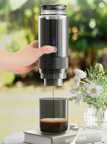 Portable Electric Espresso Machine - USB Rechargeable, Compact Travel Coffee Maker For Camping, Car, RV, And Office Use, Ideal For Coffee Lovers, Coffee Maker For Travel(Non Heated Style)Need To Add Hot Water!
