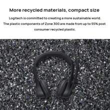 Logitech Zone300 Bluetooth Headset, Noise Reduction Microphone, Long Battery Life, Dual-Device Connection, Low Pressure And Comfort, Dynamic Speaker, Video Conferencing Training Online Course