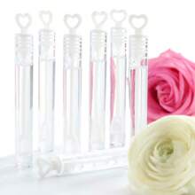80 bacchette bianche a forma di cuore per bolle di sapone - Bolle perfette, ideali come omaggi per feste, matrimoni, anniversari, San Valentino, riunioni di famiglia, regali speciali per coppie (escluso il liquido per bolle), regali per compleanni estivi, articoli per la spiaggia, forniture scolastiche, decorazioni per la stanza