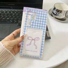 Funda de teléfono con lazo, a prueba de golpes y caídas, puede contener tarjetas, fotos, compatible con I 16 16/16Pro/ 16ProMax, 15Pro/15Promax, 14/14ProMAX, 13, 12, 11, XSMax y XR, funda protectora creativa de dibujos animados compatible para Galaxy S25, S24 Ultra, FE, Ultra S26, A36,A56, Super23, SPARK GO 2024, POP8, POK, POPA, 20K6 POPAR, 5G, 4G