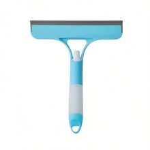 3-In-1 Multifunctional Glass Cleaning Brush With Built-In Spray Bottle - Ideal For Bathroom Mirrors, Windows And Car Glass - Durable Plastic Material, Bathroom Cleaning Tool | Vibrant Design | Attractive Design, Window Cleaning Brush