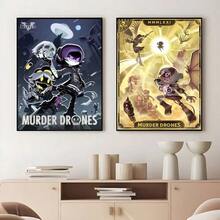 1 pièce Affiche d'Art Mural Sans Cadre Pop M- D-Drones Game Warrant For Arrest. Affiche murale imprimée imperméable pour la maison, la chambre à coucher, le bar. Décoration esthétique. - Multicolore - Voir 6