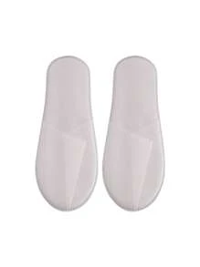 Disposable Use Hotel Slippers, Non-Slip Molded Texture, Suitable For Hotel, Hostel, Home Guest Use, Portable Back To School