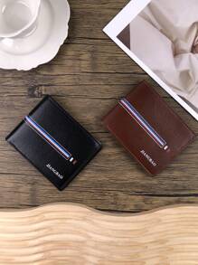 New Simple And Stylish PU Wallet, Business Casual Horizontal Imitation Leather Card Holder, Stylish Pattern Large Capacity Wallet, Men's Ultra-Thin Horizontal Wallet With Secure Multi-Card Holder, Men's Short Wallet, Men's Contrast Wallet, Stylish Brown And Black Design, Compact And Durable, Suitable For Daily Use, Secure Bifold Wallet, Father's Day Gift, Holiday Gift, Valentine's Day Gift