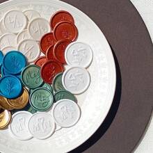 200 Pcs Custom Wax Seal Stickers With Self-Adhesive Backing, Your Design Available, Wedding Monogram Wax Seal Stickers - one-size - View 12