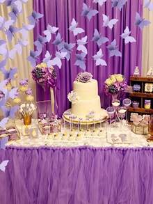 1 件蝴蝶装饰挂纸花环，粉色 3 米蝴蝶拉旗，适用于派对装饰、圣诞节 - 彩色 - 查看 12