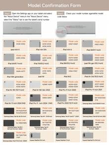 紫色奶油色心形抽象图案保护壳适用于 iPad Air 4/5 10.9 英寸、iPad 7/8/9/10.2 英寸、iPad 第 10 代，也适用于 Kindle Paperwhite 第 12 代 2024、Kindle 第 11 代 2022 发行版和 Galaxy Tab S6 Lite 10.4 英寸，具有自动睡眠/唤醒功能 - 彩色 - 查看 11