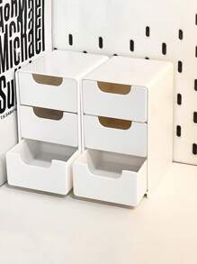 صندوق التخزين المكتبي الصغير، أثاث المكتب، تنظيم المكتب، تخزين المجوهرات والأحمر شفاه والمستحضرات التجميلية، درج للتنظيم