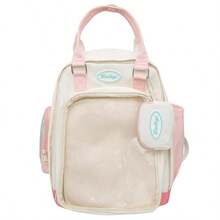 2025 New Work, Double Shoulder Ita Bag, Large Capacity, Transparent Autumn And Winter Jelly Bag, Student Class Backpack, Ita Bag - 白色 - 查看 1