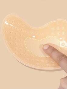 1pc Invisible Bra Women Strapless Backless Adhesive Seamless Lingerie - Apricot - View 3