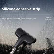 1pc Car Rearview Mirror Wiper Stainless Steel Telescopic Wiper Strip Car Window Glass Defogging Wiper Water Cleaning Car-Mounted Wiper Blade - Multicolor - View 7