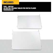 DEWALT Planer Folding Table Accessory For DW735 Planer DW7351 Beige - as pic - View 3
