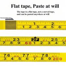 [Thick & Durable + High Precision] 3 Meters, 5m Tape Measure & 1m, 2m Steel Adhesive Measuring Tape, Dual Inch/Metric Scale, Woodworking, Electrician Tools, Rubber Anti-Drop Shell + Strong Adhesive, Workbench, Saw Table, Drawing Table Portable Measuring Kit