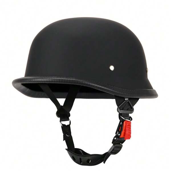 Motorcycle Helmet Men Women Leather Vintage Half Helmet Casco Moto Motorcycle Open Face Helmet Biker Pilot DOT Certification S-XXL
