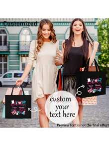Custom Nurses-Themed 2pcs Tote & Makeup Bag Set - Lightweight, Durable Fabric With Fixed Shoulder Strap For Shopping, Travel & Beach