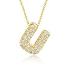 Single Letter Golden Elegant Pendant, Women Jewelry, Necklace, Bracelet DIY, Accessories For Women, Mother's Day, Teacher's Gift, Daily & Festival Wear