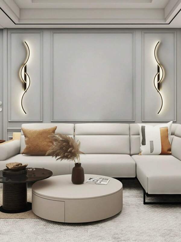 Minimalist Creative Grid Wall Lamp, Bedroom Bedside Lamp, Living Room Background Wall Light, Modern Luxury Staircase Corridor Light