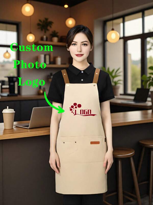 Custom Logo Apron,Custom Apron, Personalized Logo Apron, Restaurant Apron, Chef Apron, Barista Apron, Apron With Pockets, Custom BBQ Apron, Baking Apron,Custom Kitchen Apron, Father's Day Gifts, Father's Day Gifts,Mother's Day Gifts,Gifts For Mom