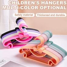 30 piezas de clips de plástico con lazo para colgar, perchas para bebé antideslizantes para organizar la ropa de bebé/niño pequeño, ultra delgadas