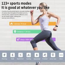 LIGE LIGE Neues Damen Smartband 123+ Sportmodus, Wettervorhersage, Foto-Timing, mehrere benutzerdefinierte Zifferblätter, Sportaufzeichnung, modisches Multifunktions-Sportarmband