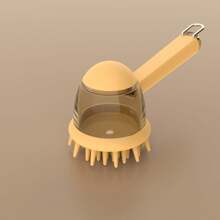 New Pet Bathing Brush, Dog Scrubbing Massage Shower Brush, Dispense Liquid, Cat Grooming Brush