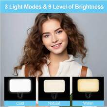 1ks pripínacie selfie svetlo na telefón, vysokokvalitné štvorcové selfie svetlo pre smartfón, počítač, tablet, make-up a živé vysielanie, nastaviteľné výplňové svetlo na skrášlenie