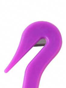 2 pièces/5 pièces Set d'outils portables pour détacher les cheveux - Crochet coupe-élastique jetable sans endommager les cheveux