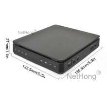 NetHong Portable CD Player Built-In 1800 MAh Large Battery HIFI Music Walkman Dual Headphone Jack USB Lossless Playback Touch Operation - Black - View 10