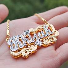 Dây chuyền hai lớp tên tùy chỉnh LeeChee Vàng 18K Hai tông màu hình chim trái tim Trang sức cá nhân hóa cho người lớn, Bạc, Vàng, Phong cách, Đầy màu sắc, Cổ điển, Đơn giản, Unisex, Thường ngày, Dễ thương, Tùy chỉnh, Cá nhân hóa, Độc đáo, Quà tặng lý tưởng cho anh ấy, Quà tặng lý tưởng cho cô ấy, Cô ấy, Bạn trai, Bạn gái, Bố, Mẹ, Gia đình, Bạn bè, Kỷ niệm, Sinh nhật, Tốt nghiệp, Dạ hội, Tiệc tùng, Trang sức, Trang sức, Đồ dùng học tập, Trở lại trường, Cho văn phòng, Cho trường học, Cho lớp học, Làm quà tặng cho giáo viên, Cho trường đại học, Cho đồng nghiệp, Cho phòng ký túc xá, Cho giáo viên, Cho bé trai và bé gái, Cho thanh thiếu niên, Học sinh trung học cơ sở, Học sinh trung học phổ thông, Sinh viên đại học, Sinh viên đại học, Sinh viên năm nhất, Sinh viên năm hai, Sinh viên năm dưới - Nhiều màu + hộp quà tặng - Xem 7