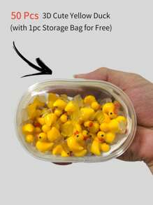 5Pcs/20Pcs 3D Yellow Duck Shoe Charms For , Clog, Slides, Sandals Decoration; Cute Animal Shoe Buckle Charms, Clog Pin Accessories For Kids, Girls, Boys, Party Favors, Gifts,Mother's Day Gift (Non-Integral Insert Decorative Buckle. Please Refer To The Detailed Composite Picture)