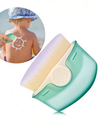 Sunscreen Applicator, Sunscreen Brush With Protective Cap, Sunscreen Lotion Companion Applicator, Beach Essentials, Beach Accessories, Pool Float