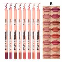 Ushas,16pcs Lip Liner Set, Outlines The Perfect Lip Shape,Easily Draws Exquisite Lip Makeup, Multiple Colors Are Available, A Good Match For Lipstick, A Must-Have Makeup Tol For Beginners,Recommended By Beauty Experts,24 Hours Without Fading - #03 - View 1