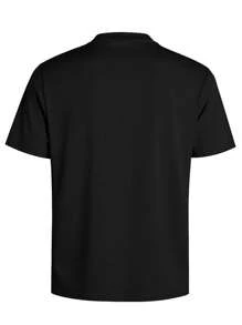 Blueplus Men's Classic Cotton T-Shirt, 220g Weight, 100% Cotton, Comfortable To Wear, Very Suitable For Running, Leisure Or Outdoor Entertainment, 1PC  Versatile Cotton Solid Color Short-Sleeved | Skin-Friendly And Comfortable Holiday Gift, A Certain Thickness Is Suitable For Summer T-Shirts, Holiday Gifts.