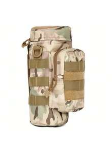 1pc Outdoor Camouflage Water Cup Protective Cover Waist Hanging Water Cup Cover Tactical Military Fan Travel Portable Water Cup Cover Suitable For Most Cup Types Travel Accessories Travel Supplies - Multicolor - View 9