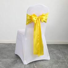 10 pièces Écharpe de chaise en satin avec nœud papillon, écharpes de chaise en satin vert sauge pour mariage, réception, événement, hôtel, décoration de chaise, convient pour toute fête intérieure ou extérieure. Décoratif et fonctionnel. Également applicable pour les fêtes de vacances, les mariages, les célébrations d'anniversaire, les sacs en organza, les chemins de table, les artisanats DIY, la décoration d'intérieur et les décorations de fête