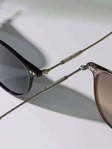 1个时尚千禧超轻金属圆形镜框，适合青少年 - 彩色 - 查看 3