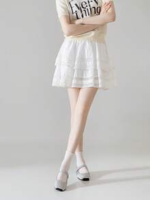 4 Pairs Women's Wide Mouth Dotted Mesh Thin Cotton Casual Socks, Japanese Style Daily Wear, Odor Resistant Mid-Calf Socks