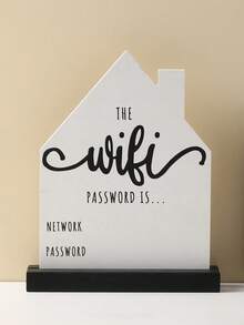 1 cái Giá đỡ mật khẩu WiFi bằng gỗ sáng tạo, trang trí để bàn nhiều cảnh theo phong cách Boho cổ điển, văn phòng, phòng học, phòng khách, đạo cụ tiệc ngày lễ - Nhiều màu - Xem 17